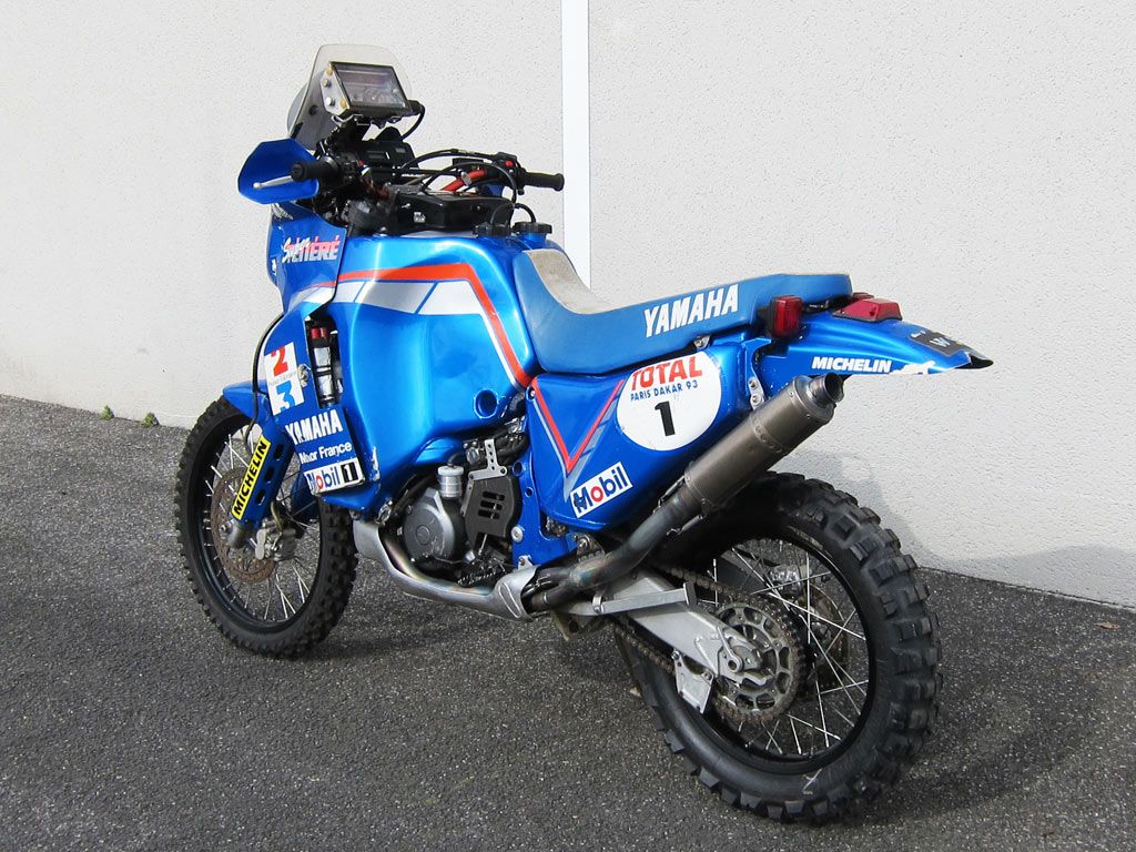 Peterhansel`s 1993 Dakar winning bike, its for sale. -
